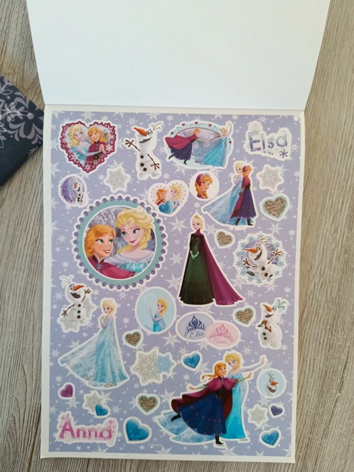 Lot 3 cahiers activités jeux coloriages princesse noël reine des neiges - photo numéro 12