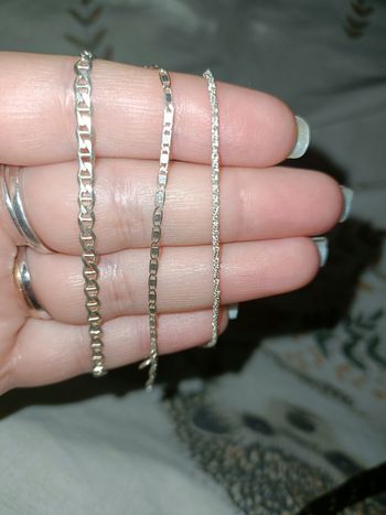 Lot 3 bracelet en argent