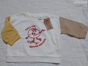 Tape a l oeil pull sweat fin Tao 6 mois