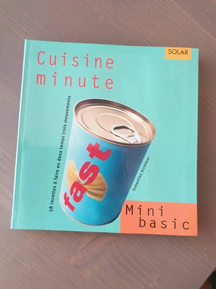 Livre de recettes Cuisine Minute