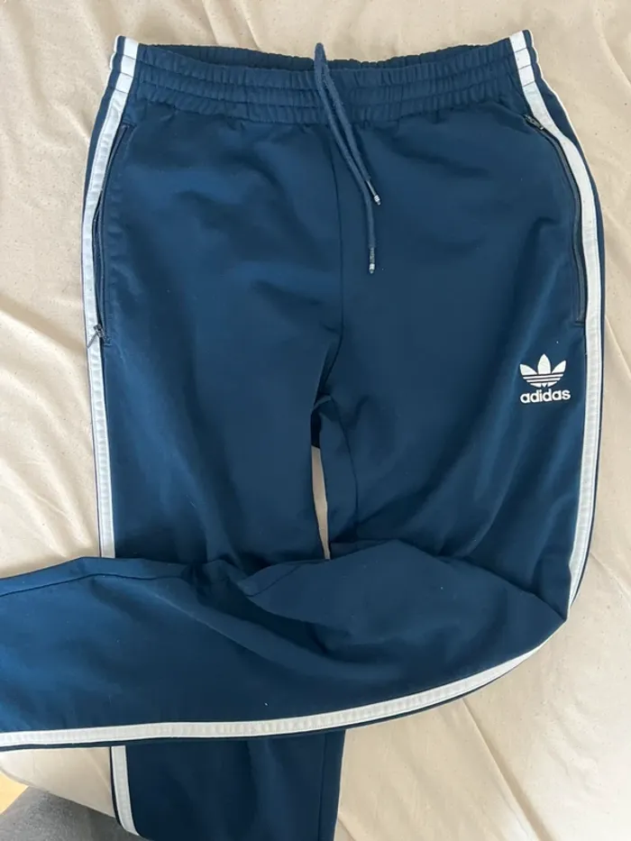 Jogging adidas homme bleu marine taille S - photo numéro 2