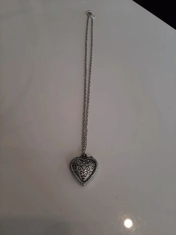 Pendentif coeur  + chaîne