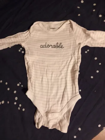 Gemo body fille taille 9 mois
