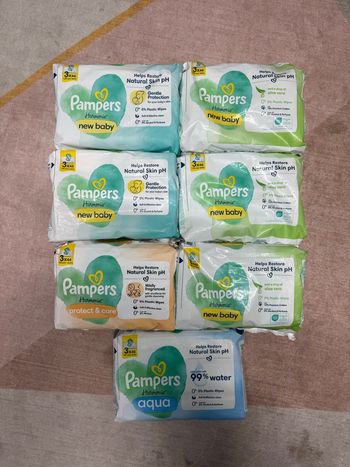 Lot 21 paquets de lingettes Harmonie
