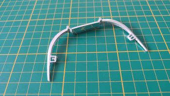 Pare-chocs arrière pièce détachée miniature Bburago Burago Jaguar type E 1961 1/18 1/18e 1/18ème #D3