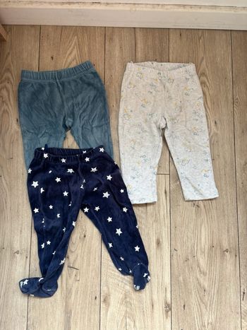 Lot bas de pyjama garçon 18 mois