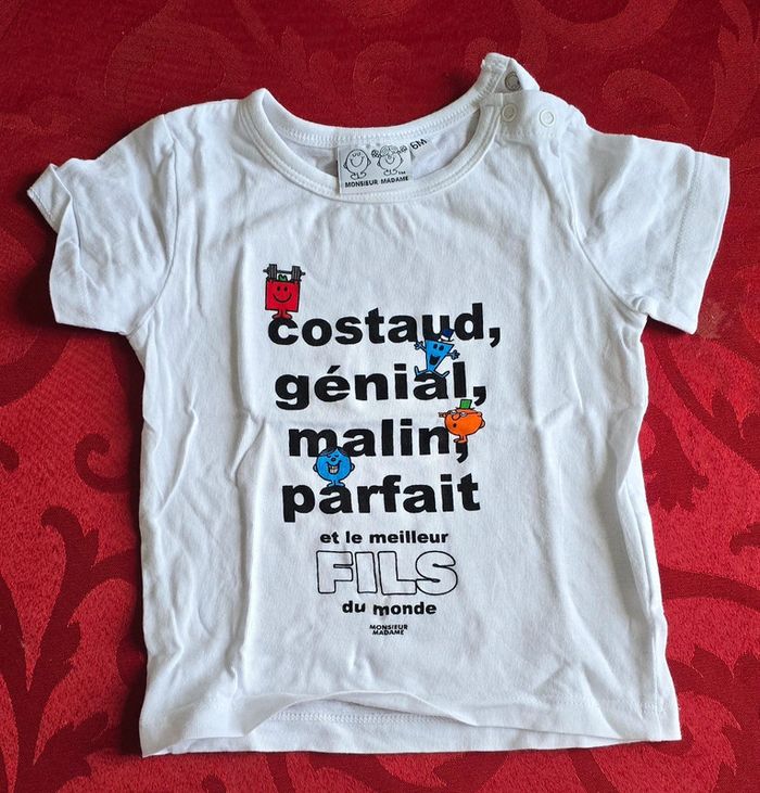 Tee-shirts manches courtes 6mois