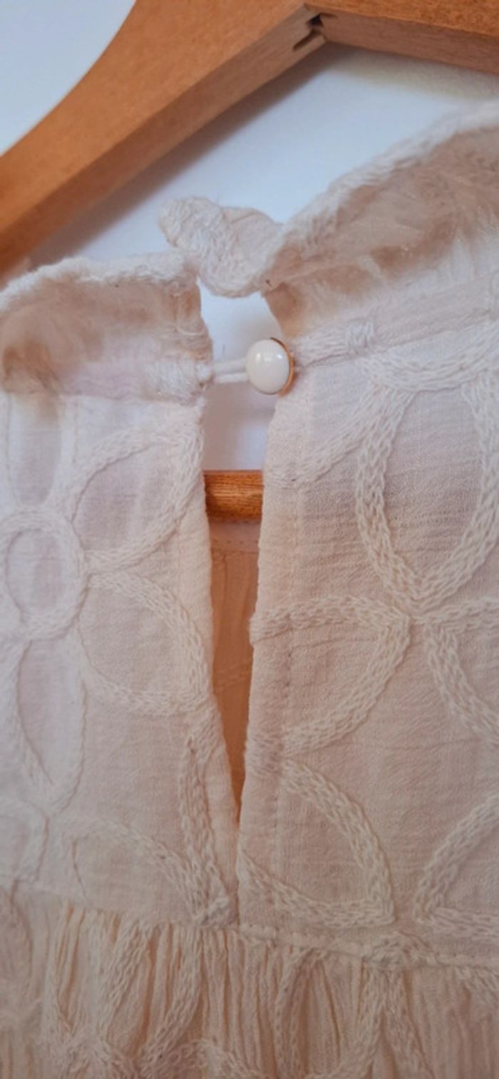 🤍 Blouse bohème écrue – Neuve - dentelle florale & chic Parfaite pour la rentrée - photo numéro 10