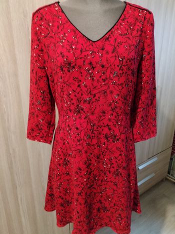 Robe manches 3/4 taille 40