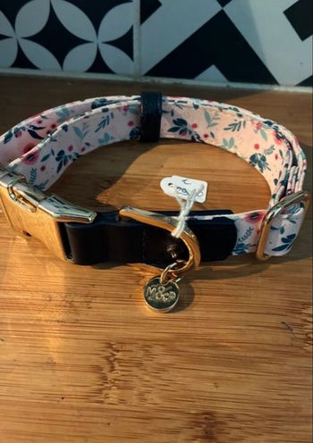 Taille L - collier Flora chien - chienne Milk & Pepper