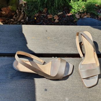 Escarpins gris argenté