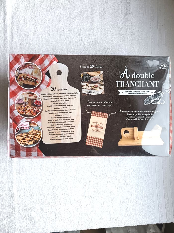 trancheuse charcuterie A double tranchant NEUF 1/2 - photo numéro 6