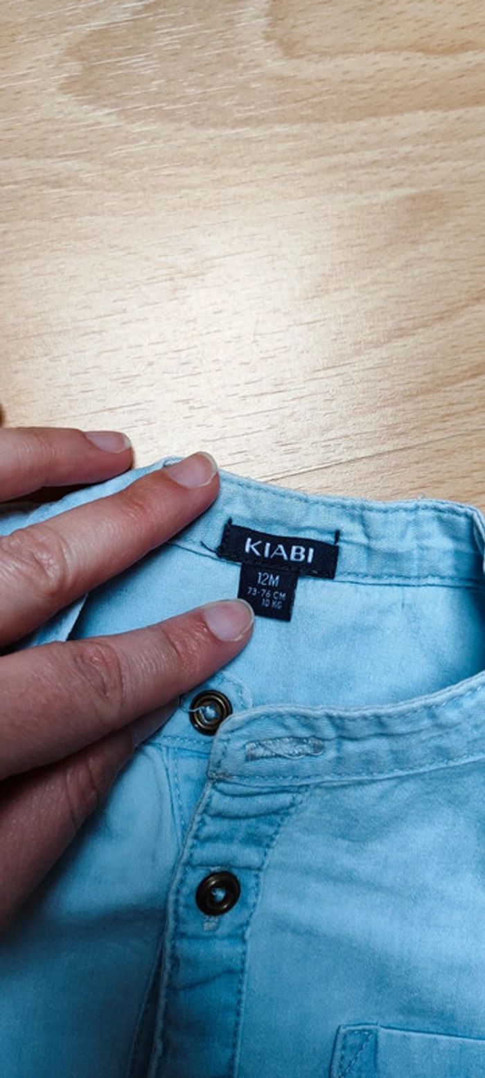 Chemise jean manche courte - photo numéro 2