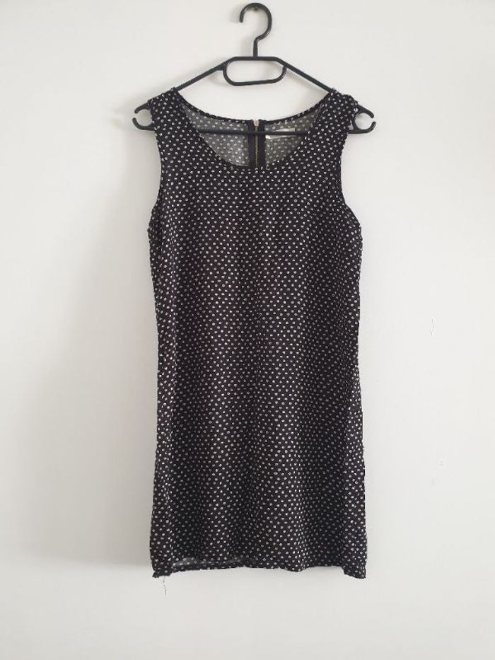 Robe noire a pois blanc Coconuts S