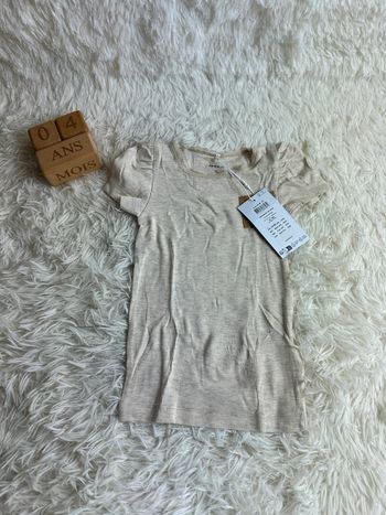 T-shirt écru name it taille 4 ans