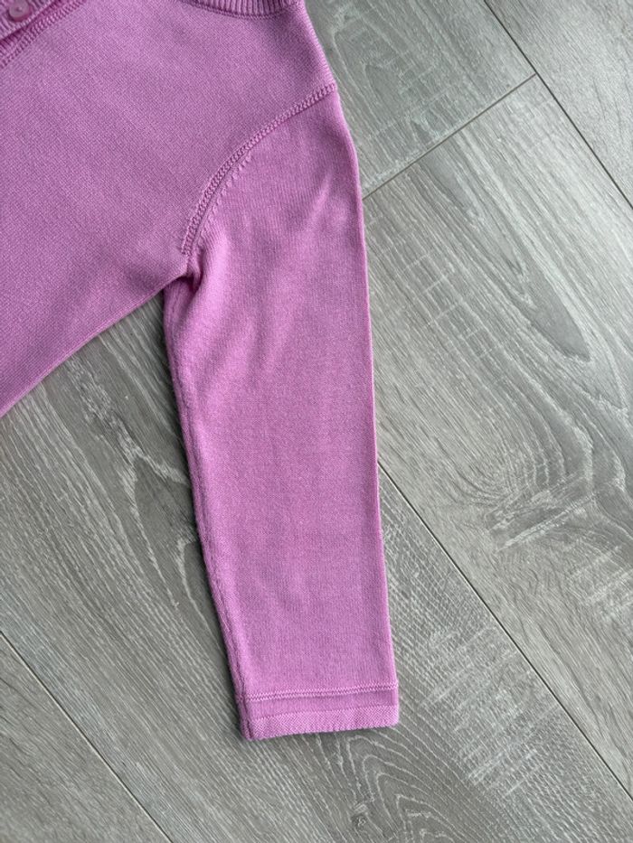 Gilet lilas Jacadi 24 mois - photo numéro 3