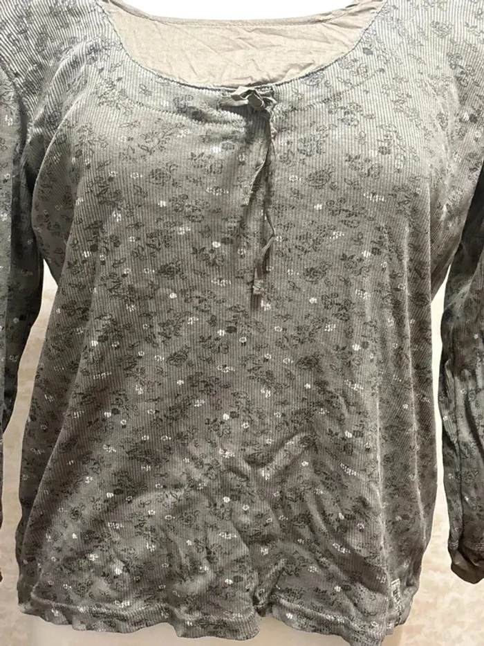Blouse manche longue taille 5 marque terre de marins - photo numéro 2