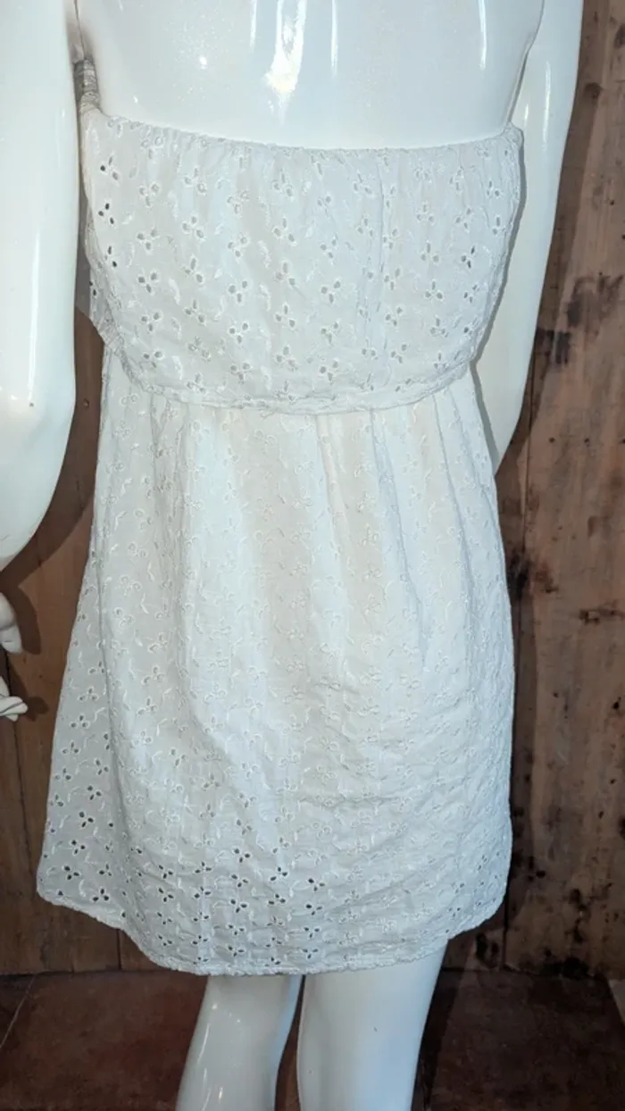 Robe ou tunique broderie anglaise Diamante Moda M/L - photo numéro 4