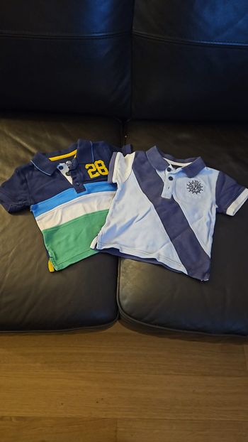 Lot de 2 polos   4 à 18 mois
