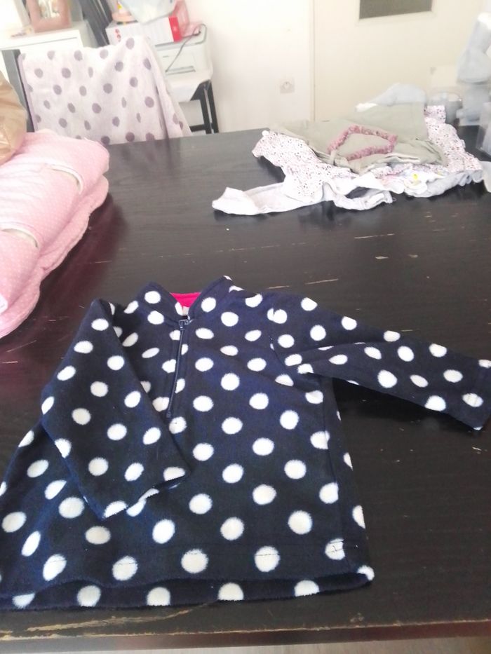 Pull polaire fille