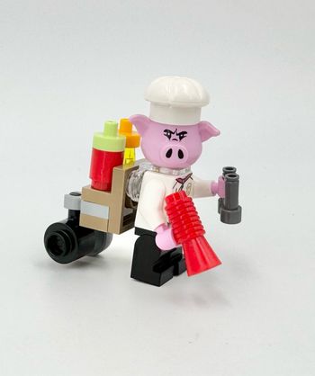 Lego Figurines Monkie Kid : Pigsy et sa cuisine portative - NEUF