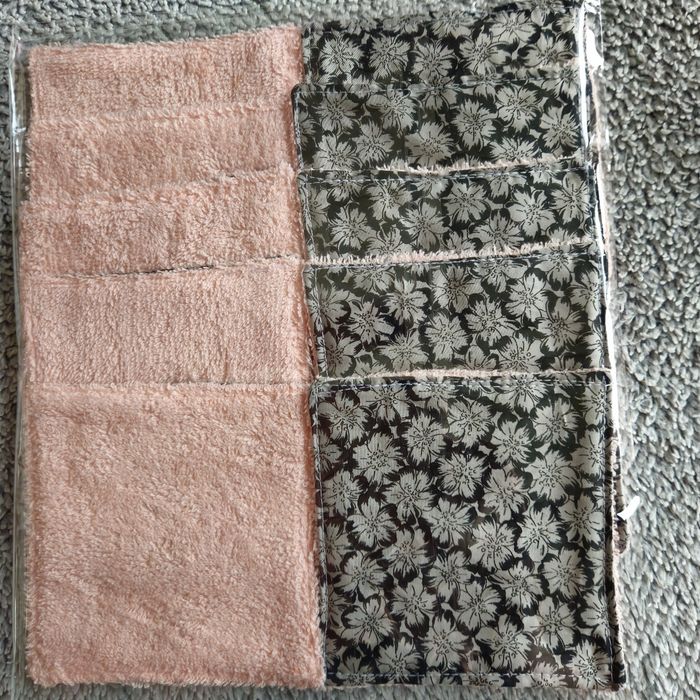 10 lingettes lavables 12x12 cm - photo numéro 2