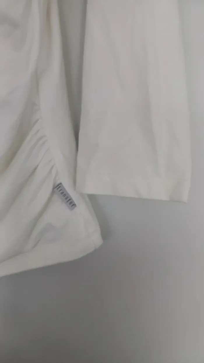 Blouse cache-coeur blanche transfer´ - photo numéro 2