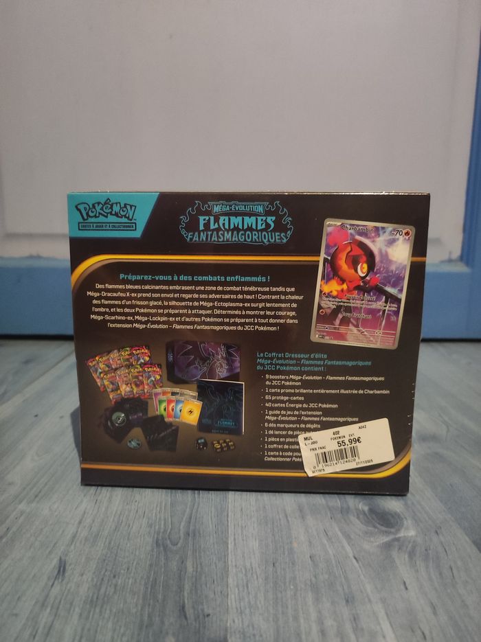 Etb Flammes fantasmagoriques Méga évolution ME02 Pokémon - Scellage parfait - - photo numéro 2