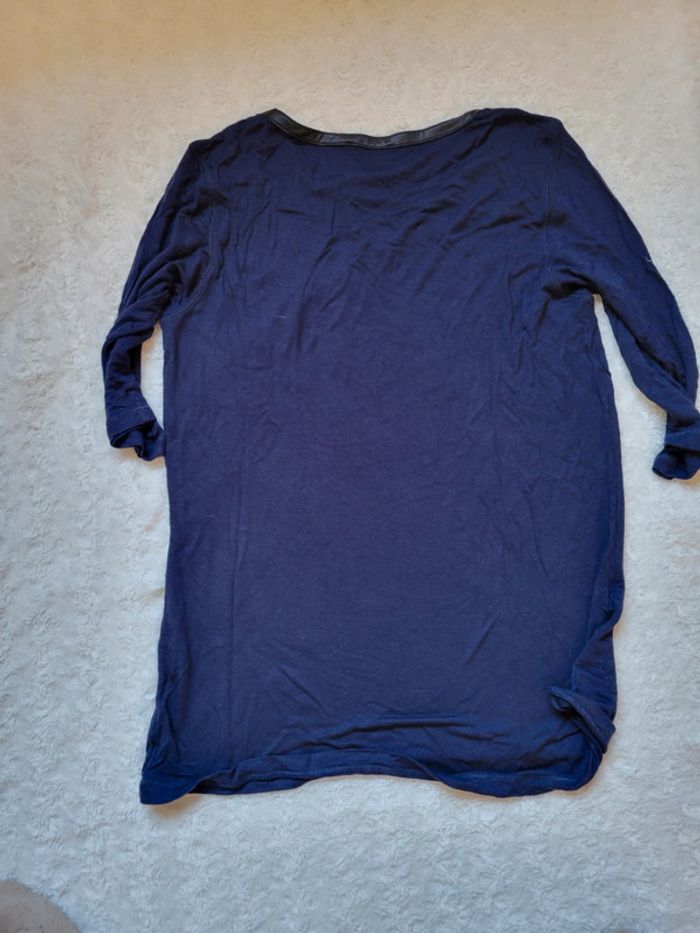 Tunique - t-shirt Monoprix Bleu marine 42 - photo numéro 3