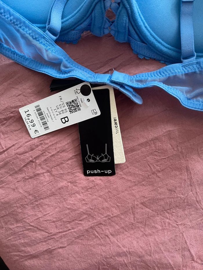 Soutien-gorge push-up bleu - Undiz Taille 95B – Neuf avec étiquette - photo numéro 6