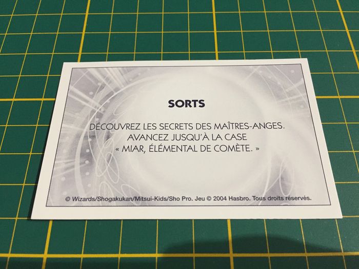 Carte sorts Découvrez les secrets des maîtres-anges Monopoly Duel Masters Hasbro Parker Wizards #A64