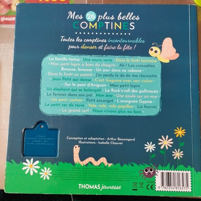 Livre interactif comptines mes 26 plus belles comptines - photo numéro 6