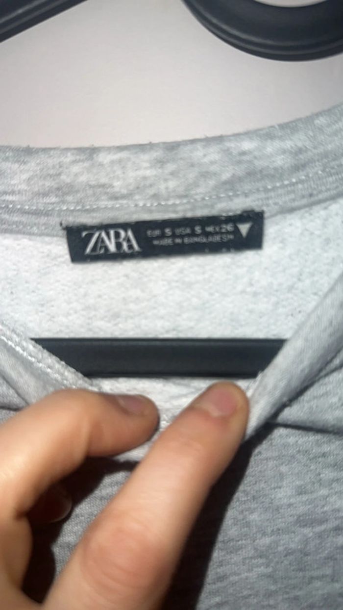 tunique sweat zara - photo numéro 2