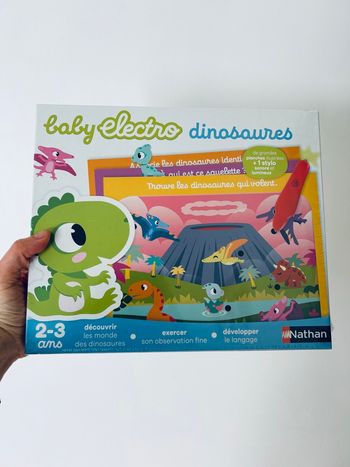 Jeu baby électro dinosaures 2/3ans Neuf sous blister