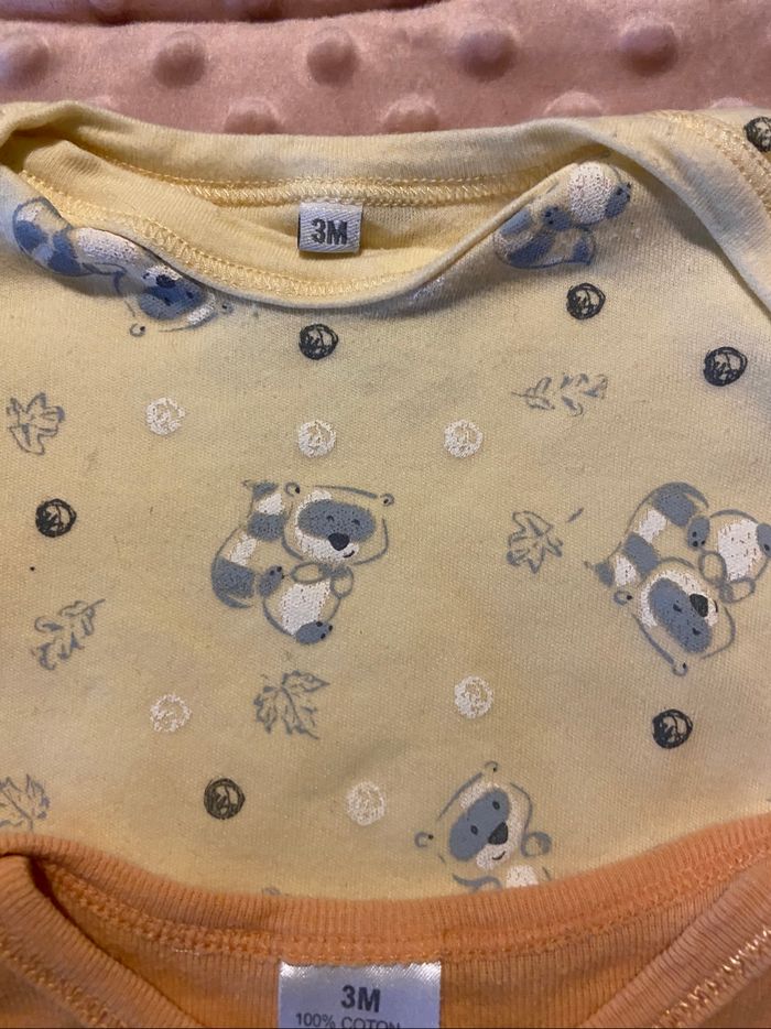 Lot de 5 bodies taille 3 mois - photo numéro 6