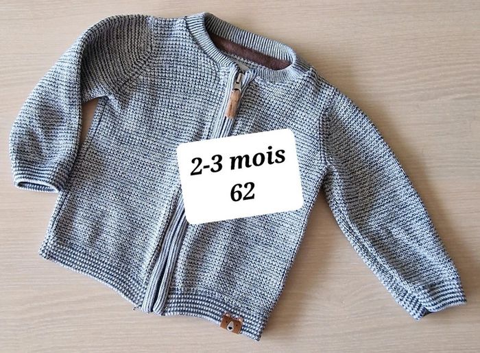 Pull gilet garçon