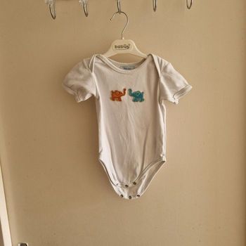 12/18 mois body éléphant