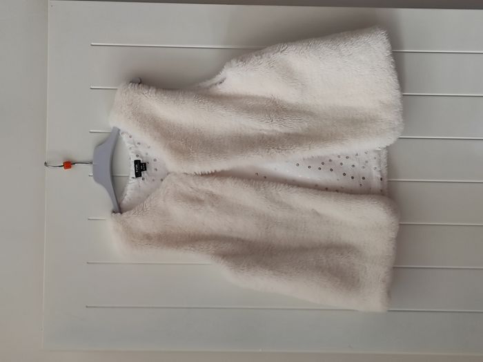 Gilet sans manches fille fausse fourrure fille 8 ans - photo numéro 2