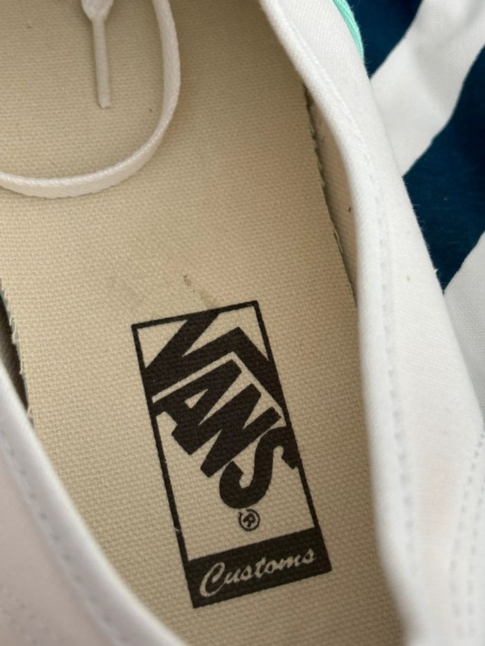 Vans Authentic Washed Green Nubuck - photo numéro 9