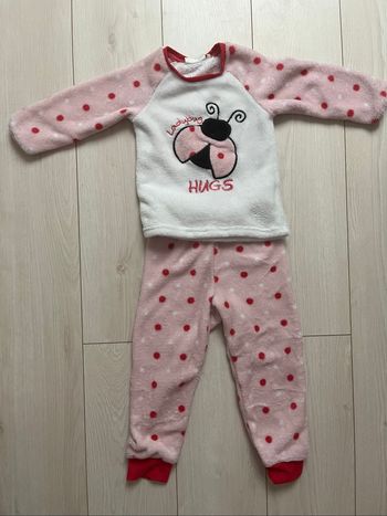 Pyjama chaud coccinelle 3 ans