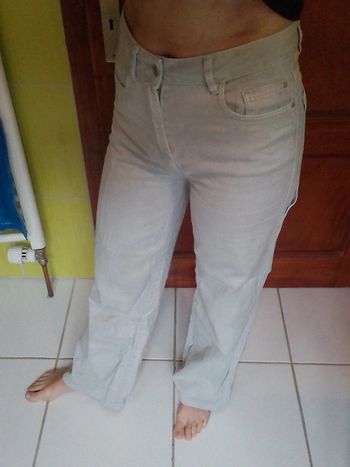 Pantalon à jambe large femme vert d'eau Pimkie