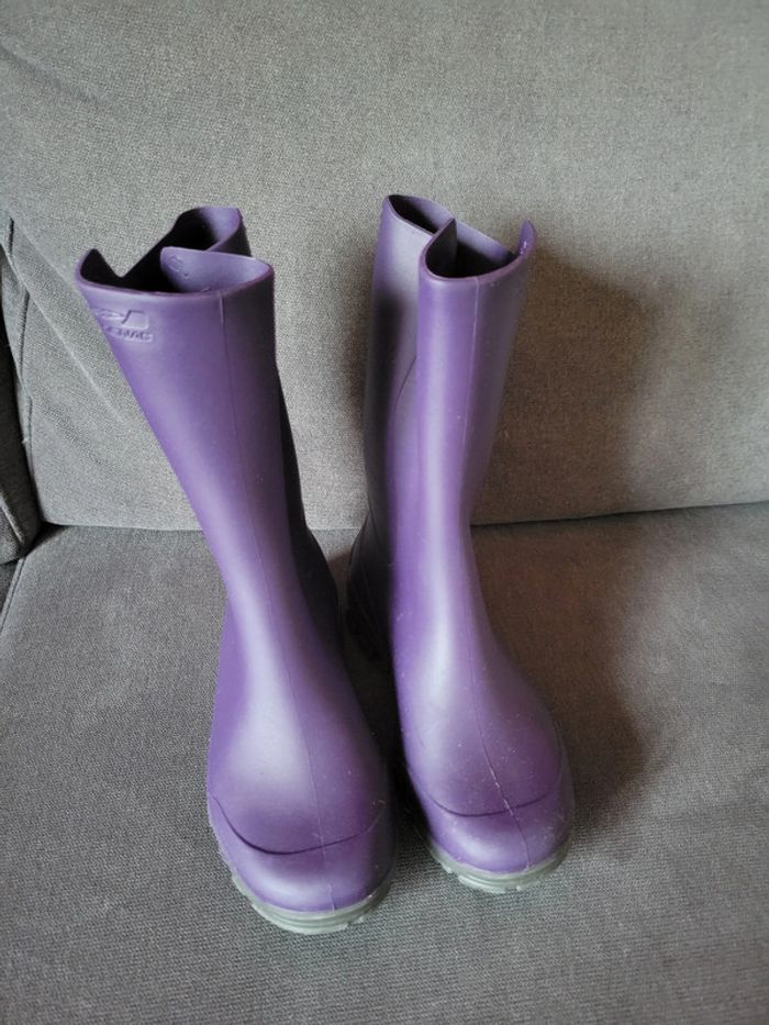 Bottes de pluie violettes - P29 - P30 - photo numéro 2