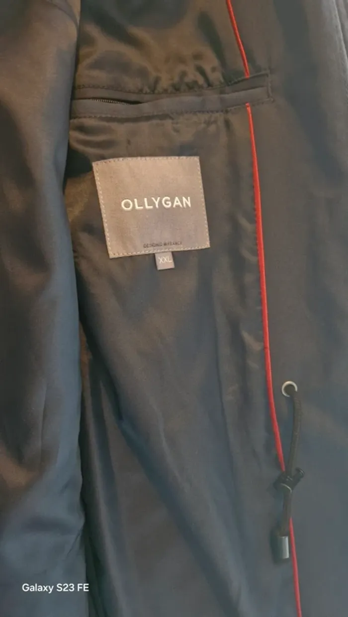 Veste parka mi saison multipoches marinehomme neuve jamais portée Ollygan - photo numéro 3