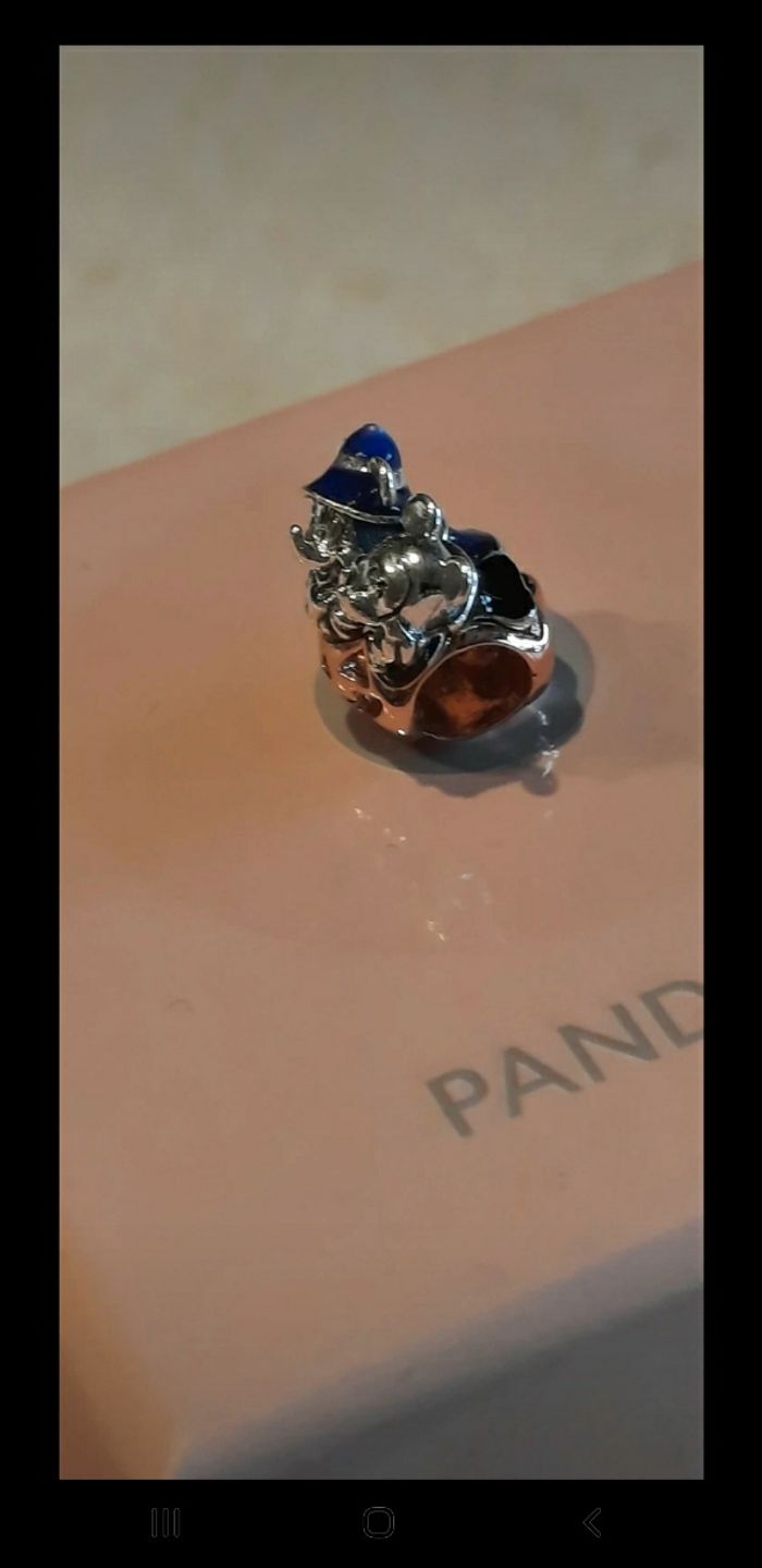 Charm Pandora >< Disney Citrouille Halloween Mickey & Minnie - photo numéro 3