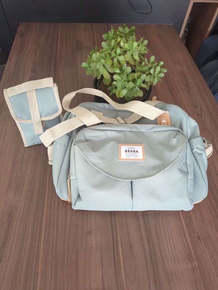 Sac à langer béaba turquoise