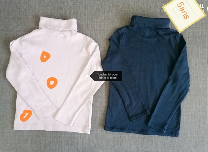 Pulls coll roulé filles - photo numéro 2