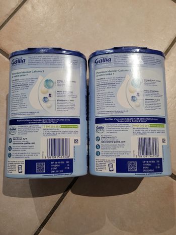 Lait gallia 2ème âge