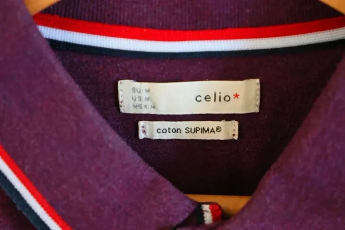 C36 polo violet celio M - photo numéro 3