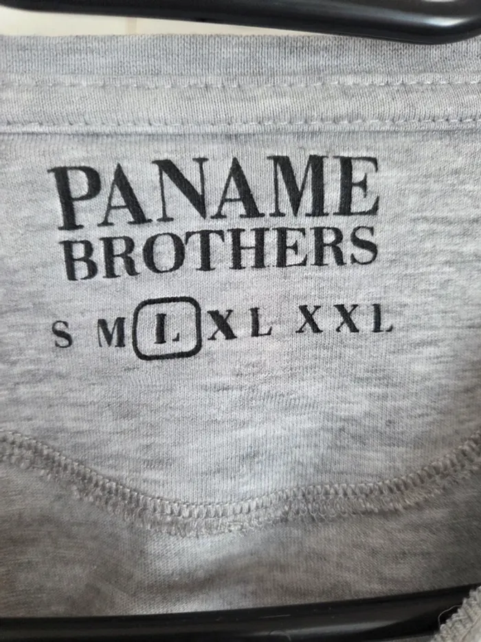 Tee shirt gris Paname Brothers - photo numéro 3