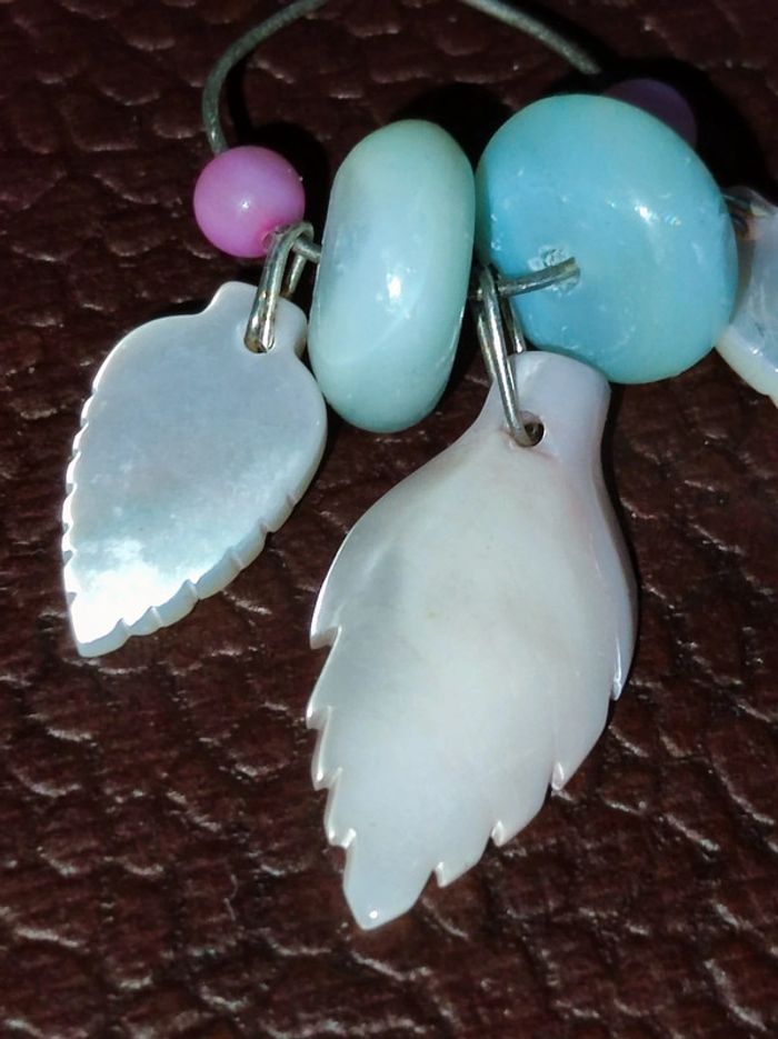 Boucles d'oreilles nacre - photo numéro 6